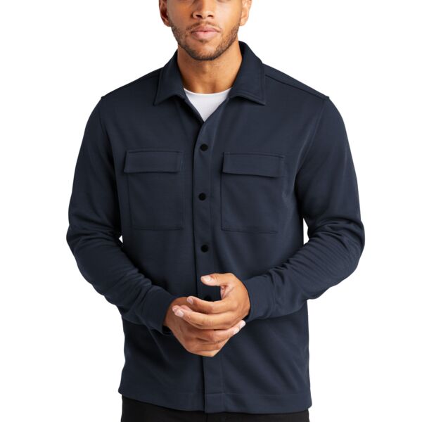Double Knit Snap Front Jacket Thumbnail
