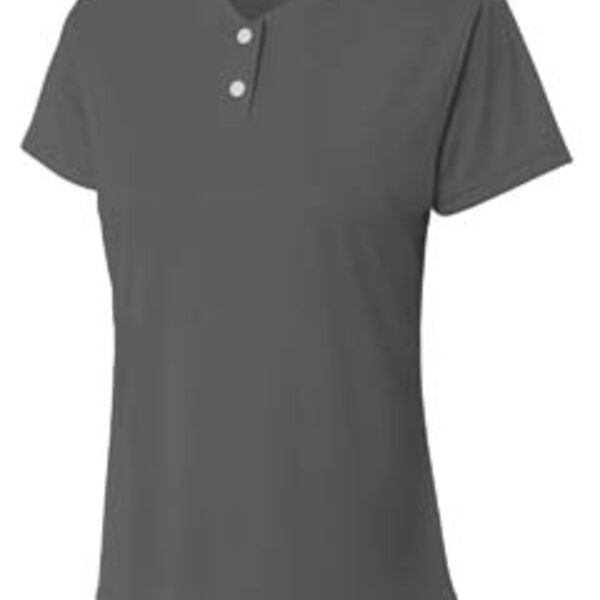 Girl's Tek 2-Button Henley Shirt Thumbnail
