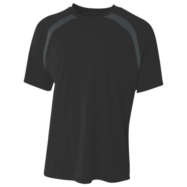 Boy's Spartan Short Sleeve Color Block Crew Neck T-Shirt Thumbnail