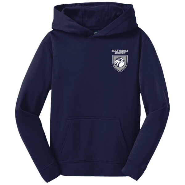 Holy Family - Sport-Tek Youth Sport Wick Fleece Hooded Pullover Thumbnail