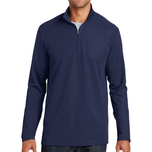 Holy Family - Port Authority Pinpoint Mesh ½ Zip Thumbnail